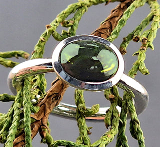 Ring mit grünem Turmalin