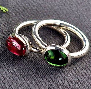 Ring mit einem rosa Turmalin