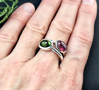 Ring mit einem rosa Turmalin