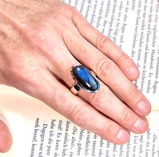 Ring mit einem Labradorit