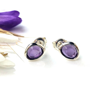 Ohrringe "Feines Funkeln" mit echtem Amethyst