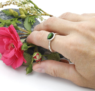 Ring mit grünem Turmalin
