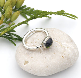 Ring mit grünem Turmalin