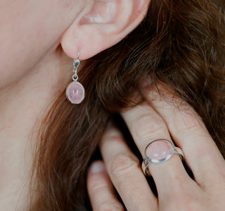 Ring "Morgenlicht" mit echtem Morganit