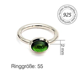 Ring mit grünem Turmalin