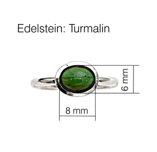 Ring mit grünem Turmalin