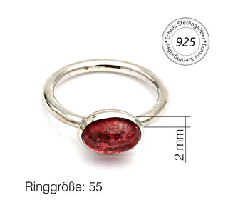 Ring mit einem rosa Turmalin