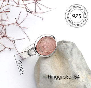 Ring "Morgenlicht" mit echtem Morganit