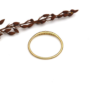 Ring mit einer Spur von Citrin