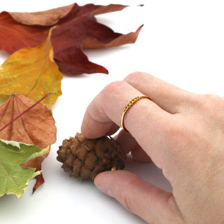 Ring mit einer Spur von Citrin