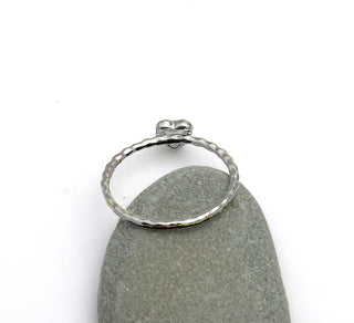 Ring "Herzchen" mit echtem Topas
