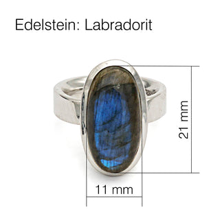 Ring mit einem Labradorit
