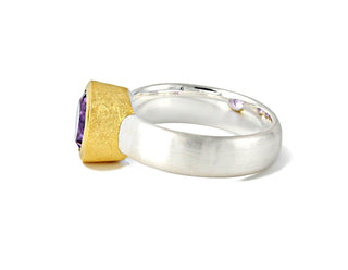Ring mit echtem Amethyst