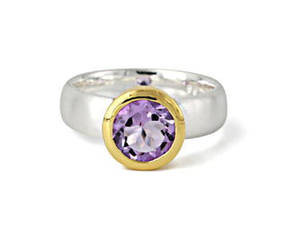 Ring mit echtem Amethyst