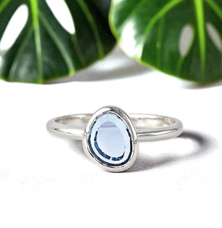 Ring "Feines Funkeln" mit echtem Topas