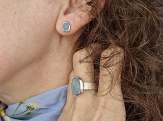 Ring mit einem Aquamarin