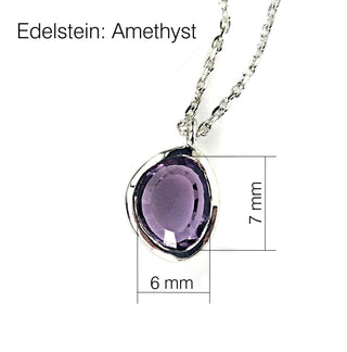 Anhänger "Feines Funkeln" mit echtem Amethyst