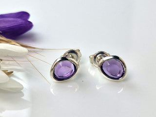 Ohrringe "Feines Funkeln" mit echtem Amethyst