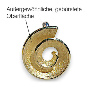 Anhänger "Vergoldete Schnecke"