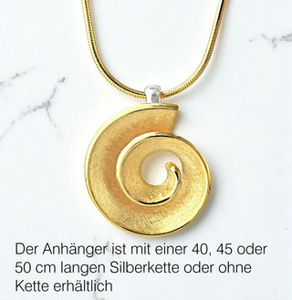 Anhänger "Vergoldete Schnecke"
