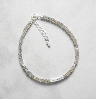 Armband "Würfelchen" mit Labradorit