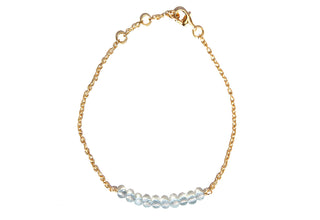 Armband mit echtem Chalcedon