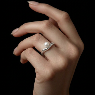 Ring mit Perle