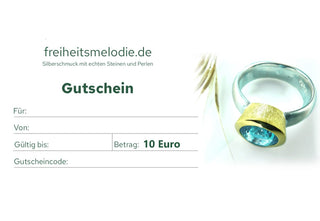 Geschenkgutschein im Wert von 10 Euro