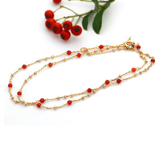 Collier "Flamenco" mit Carneol