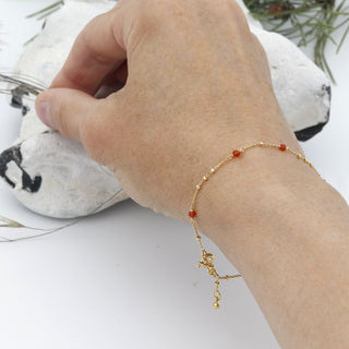 Armband "Flamenco" mit Carneol
