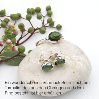Ohrringe mit grünem Turmalin