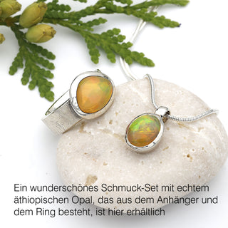 Anhänger mit äthiopischem Opal