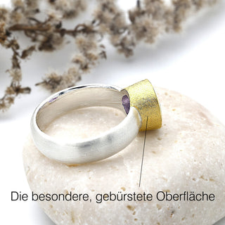 Ring mit echtem Amethyst
