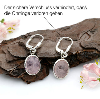 Ohrringe "Morgenlicht" mit echtem Morganit