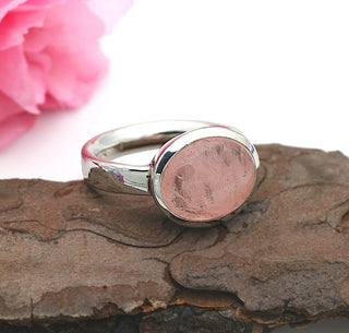 Ring "Morgenlicht" mit echtem Morganit