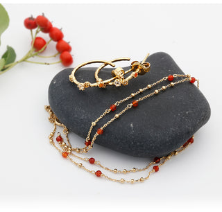 Collier "Flamenco" mit Carneol