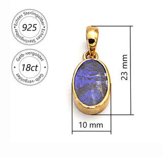 Anhänger „Das Mysterium der Erde“ mit echtem Boulder-Opal