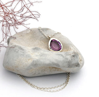 Anhänger "Feines Funkeln" mit echtem Amethyst