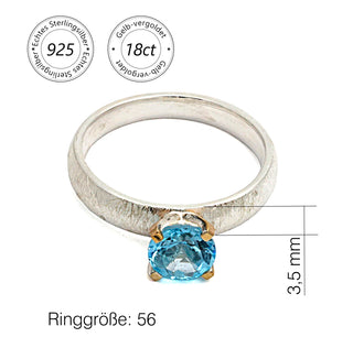Ring mit blauem Topas