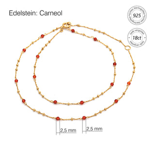 Collier "Flamenco" mit Carneol