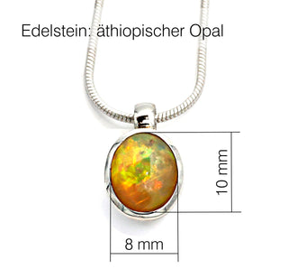 Anhänger mit äthiopischem Opal