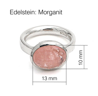 Ring "Morgenlicht" mit echtem Morganit