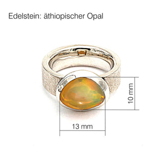 Ring mit äthiopischem Opal