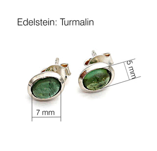 Ohrringe mit grünem Turmalin