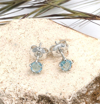 Ohrstecker mit echtem Topas