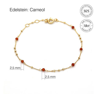 Armband "Flamenco" mit Carneol