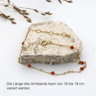 Armband "Flamenco" mit Carneol