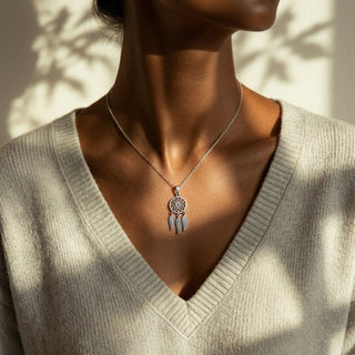 Kette mit Anhänger "Müsik des Winds"