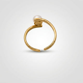RIng mit Perle und Zirkonia