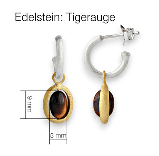 Ohrhänger "Naturklang" mit Tigerauge